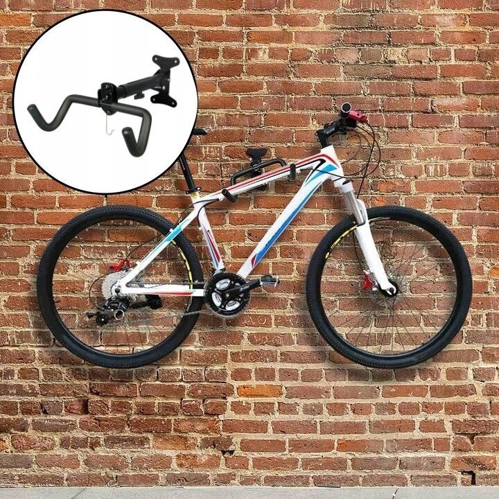 Velosipēda sienas statīvs Bicycle Gear Zaxer, melns cena un informācija | Velo turētāji | 220.lv