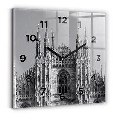 Sienas pulkstenis Duomo Di Milano Katedrāle, 30x30 cm cena un informācija | Pulksteņi | 220.lv