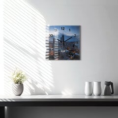 Sienas pulkstenis Čikāgas Foto, 30x30 cm cena un informācija | Pulksteņi | 220.lv