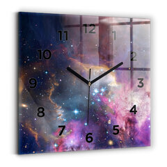 Sienas pulkstenis Galaktika Un Zvaigznes, 30x30 cm цена и информация | Часы | 220.lv