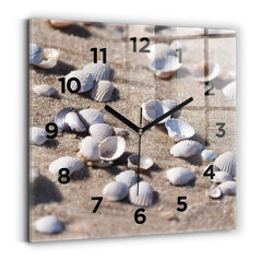 Sienas pulkstenis Pludmalē, 30x30 cm cena un informācija | Pulksteņi | 220.lv