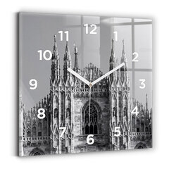 Sienas pulkstenis Duomo Di Milano Katedrāle, 30x30 cm цена и информация | Часы | 220.lv
