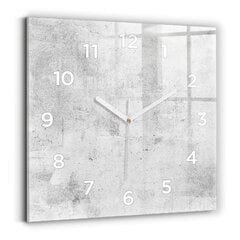 Sienas pulkstenis Betona Siena, 30x30 cm цена и информация | Часы | 220.lv