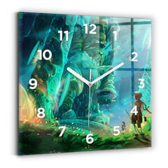 Sienas pulkstenis Bērni Mežā, 30x30 cm цена и информация | Часы | 220.lv