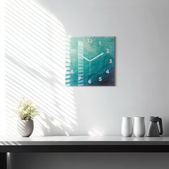 Sienas pulkstenis Dziļuma Abstrakcija, 30x30 cm цена и информация | Часы | 220.lv