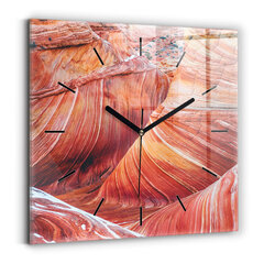 Sienas pulkstenis Gleznains Lielais Kanjons, 30x30 cm cena un informācija | Pulksteņi | 220.lv