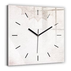 Sienas pulkstenis Dekoratīvais Raksts, 30x30 cm cena un informācija | Pulksteņi | 220.lv