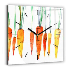 Sienas pulkstenis Burkānu Ilustrācija, 30x30 cm cena un informācija | Pulksteņi | 220.lv