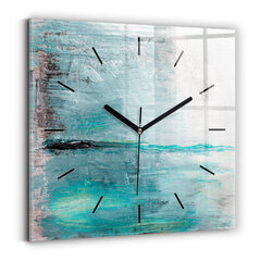 Sienas pulkstenis Eļļas Tekstūras Abstrakcija, 30x30 cm цена и информация | Часы | 220.lv