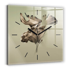 Sienas pulkstenis Grafiskais Alnis, 30x30 cm cena un informācija | Pulksteņi | 220.lv