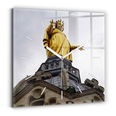 Sienas pulkstenis Dieva Mātes Statuja Lionā, 30x30 cm cena un informācija | Pulksteņi | 220.lv