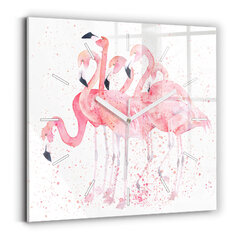 Sienas pulkstenis Flamingo Grupa, 30x30 cm цена и информация | Часы | 220.lv