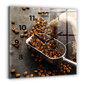 Sienas pulkstenis Kafijas Pupiņu Soma, 30x30 cm cena un informācija | Pulksteņi | 220.lv