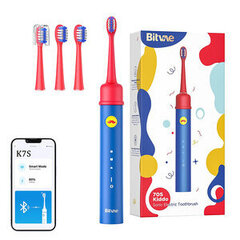 Sonic toothbrush with app for kids, tips set  Bitvae BVK7S (blue) цена и информация | Электрические зубные щетки | 220.lv