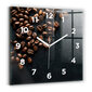 Sienas pulkstenis Kafijas Pupiņas, 30x30 cm cena un informācija | Pulksteņi | 220.lv