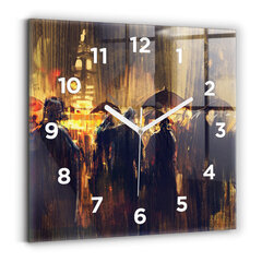 Sienas pulkstenis Impresionisms Mākslas Tirgū, 30x30 cm cena un informācija | Pulksteņi | 220.lv