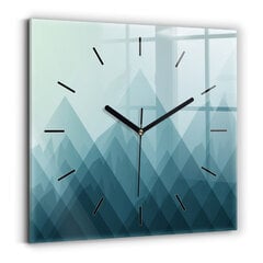 Sienas pulkstenis Ģeometriskās Figūras, 30x30 cm cena un informācija | Pulksteņi | 220.lv