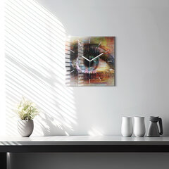 Sienas pulkstenis Ielas Mākslas Acs, 30x30 cm цена и информация | Часы | 220.lv