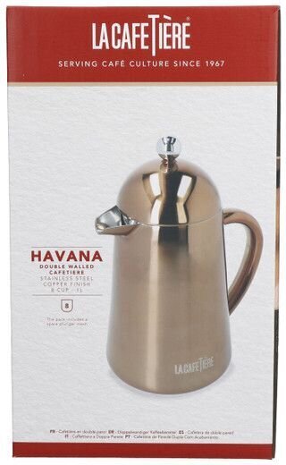 La Cafetiere Havana kafijas kanna ar filtru, 1L cena un informācija | Kafijas kannas, tējkannas | 220.lv