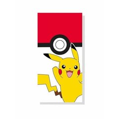 Pludmales dvielis Pokémon Pikachu (140 x 170 cm) cena un informācija | Dvieļi | 220.lv