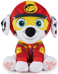 Plīša suns Paw Patrol Jungle Dogs Marshall Spin Master, sarkans, 18 cm cena un informācija | Mīkstās (plīša) rotaļlietas | 220.lv