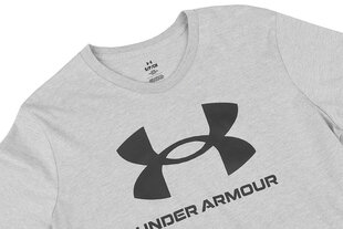 T-krekls vīriešiem Under Armour Sportstyle Logo 1382911 035, pelēks cena un informācija | Vīriešu T-krekli | 220.lv