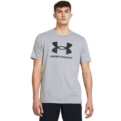 T-krekls vīriešiem Under Armour Sportstyle Logo 1382911 035, pelēks cena un informācija | Vīriešu T-krekli | 220.lv