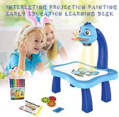 Проектор для рисования для детей, розовый цена и информация | Развивающие игрушки | 220.lv