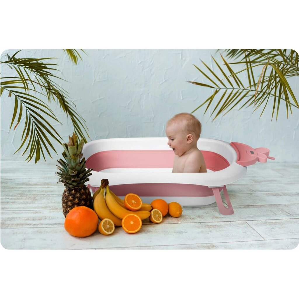Bērnu vanna ar termometru un ieliktni Rico Kids, RK-282 cena un informācija | Mazuļa mazgāšana | 220.lv