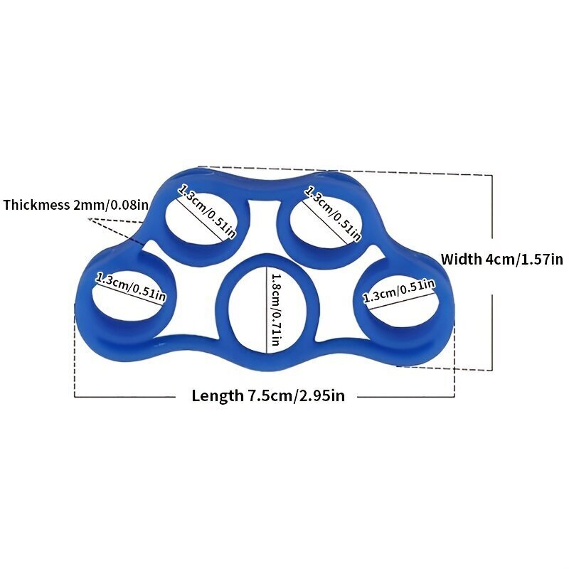 Pirkstu treniņa iekārta, zila cena un informācija | Piederumi un aksesuāri trenažieriem | 220.lv