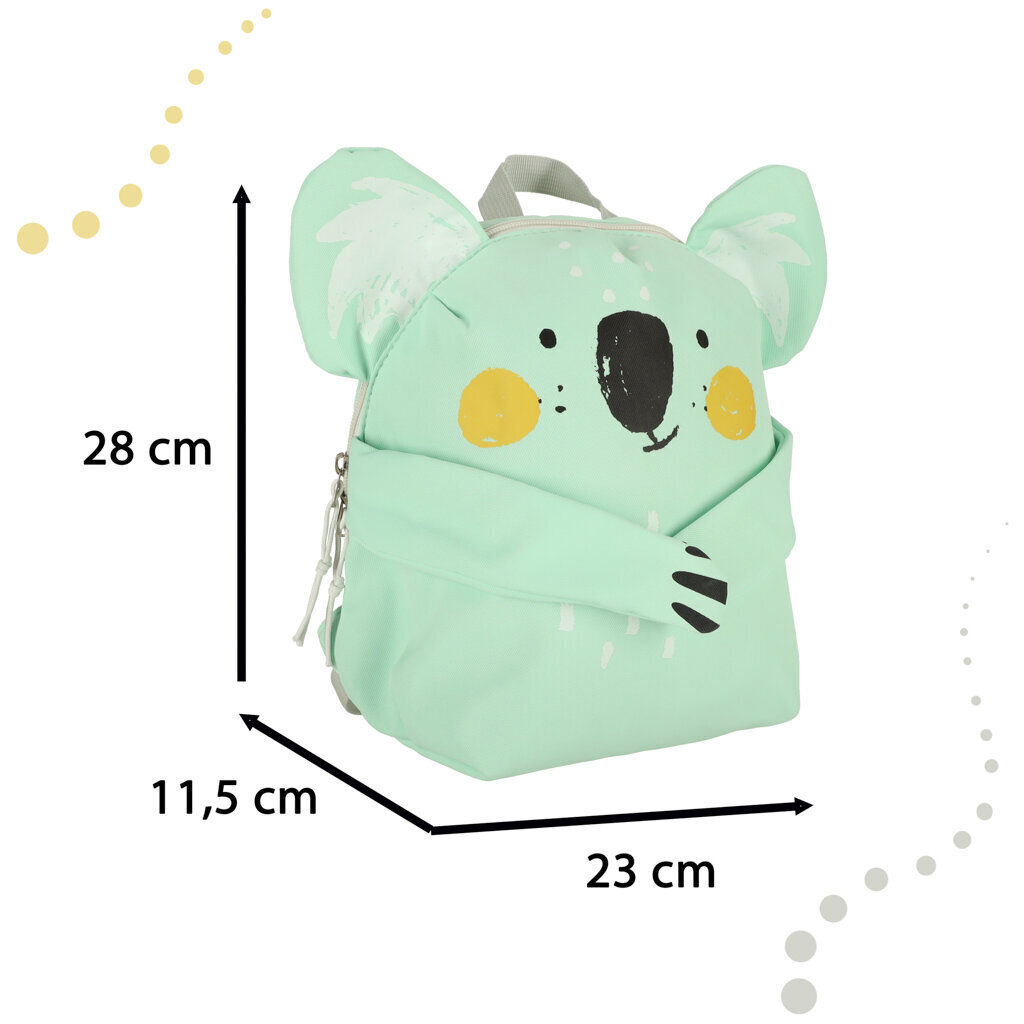 Mugursoma bērniem Koala, zaļa цена и информация | Sporta somas un mugursomas | 220.lv
