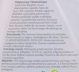 Traipu tīrītājs un smaku neitralizators Beaphar, 500 ml цена и информация | Средства по уходу за животными | 220.lv