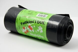 Plastmasas atkritumu maisi, 160L, 10 gab. цена и информация | Мешки для мусора | 220.lv