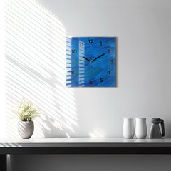 Sienas pulkstenis Putna Spalva, 30x30 cm cena un informācija | Pulksteņi | 220.lv