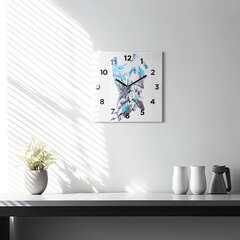Sienas pulkstenis Putnu Spārnu Imitācija, 30x30 cm cena un informācija | Pulksteņi | 220.lv