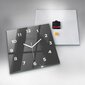 Sienas pulkstenis Pelēka Krāsa, 30x30 cm cena un informācija | Pulksteņi | 220.lv