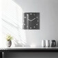Sienas pulkstenis Pelēka Krāsa, 30x30 cm cena un informācija | Pulksteņi | 220.lv