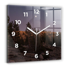 Sienas pulkstenis Rocky Path Yosemite, 30x30 cm цена и информация | Часы | 220.lv