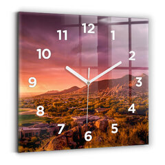 Sienas pulkstenis Saulrieta Ziemeļu Skotsdeila, 30x30 cm cena un informācija | Pulksteņi | 220.lv
