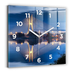 Sienas pulkstenis Rędziński Tilts Vroclavs, 30x30 cm cena un informācija | Pulksteņi | 220.lv