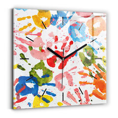 Sienas pulkstenis Rokas Pārdomas, 30x30 cm cena un informācija | Pulksteņi | 220.lv