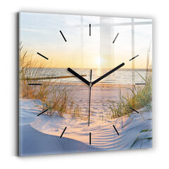 Sienas pulkstenis Saulriets Pie Jūras, 30x30 cm цена и информация | Часы | 220.lv