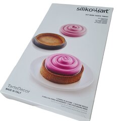 Silikomart silikona veidņu komplekts Mini Tarte Twist cena un informācija | Cepamais papīrs, trauki, formas | 220.lv