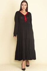 Длинное платье-колокольчик с рюшами C1803-RA-42 цена и информация | Платья | 220.lv