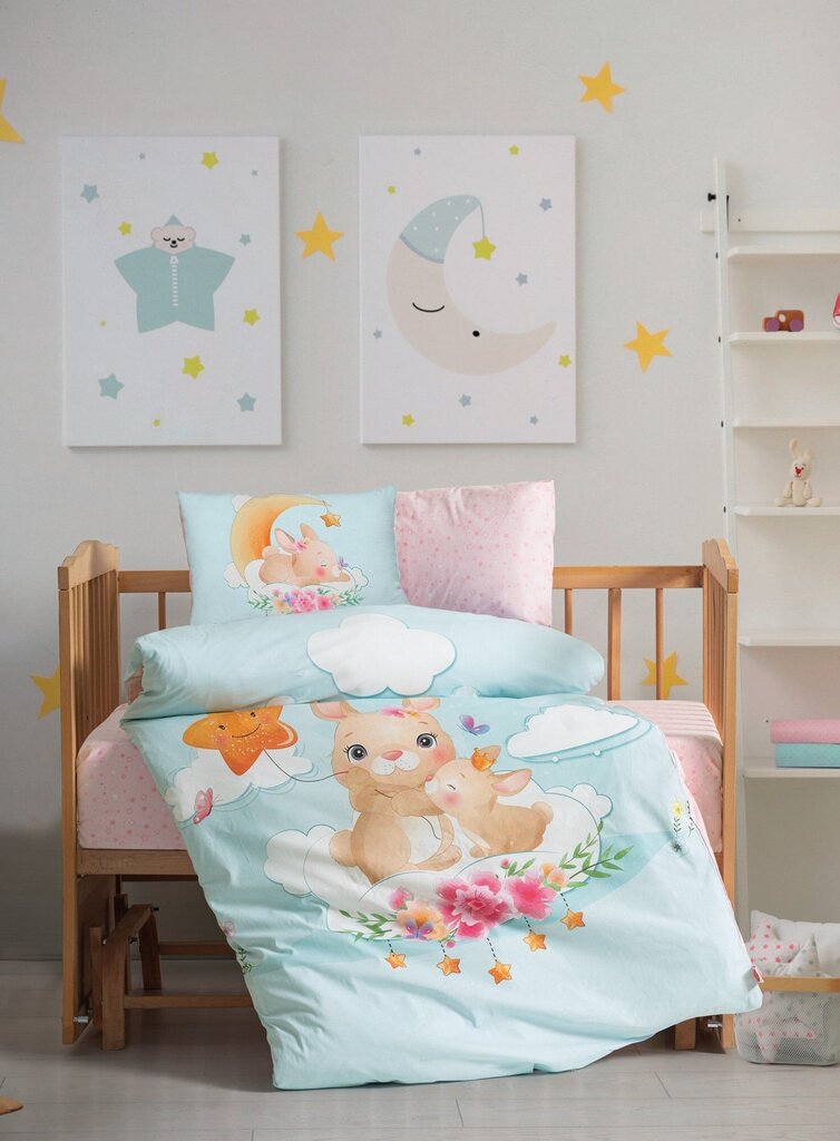 Cotton Box gultas veļas komplekts Sleeper, 100x150 cm, 4 daļas цена и информация | Bērnu gultas veļa | 220.lv