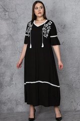 Черное свободное женское платье C709-JU-42 цена и информация | Платья | 220.lv
