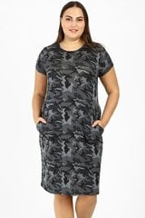 Серое камуфляжное платье с карманами F554-44/46 цена и информация | Платья | 220.lv