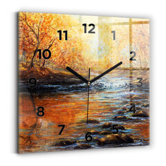 Sienas pulkstenis Māksla, 30x30 cm cena un informācija | Pulksteņi | 220.lv