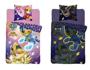 Paw Patrol bērnu gultas veļas komplekts, 140x200, 2 daļas cena un informācija | Bērnu gultas veļa | 220.lv