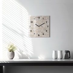 Sienas pulkstenis Mūris, 30x30 cm цена и информация | Часы | 220.lv